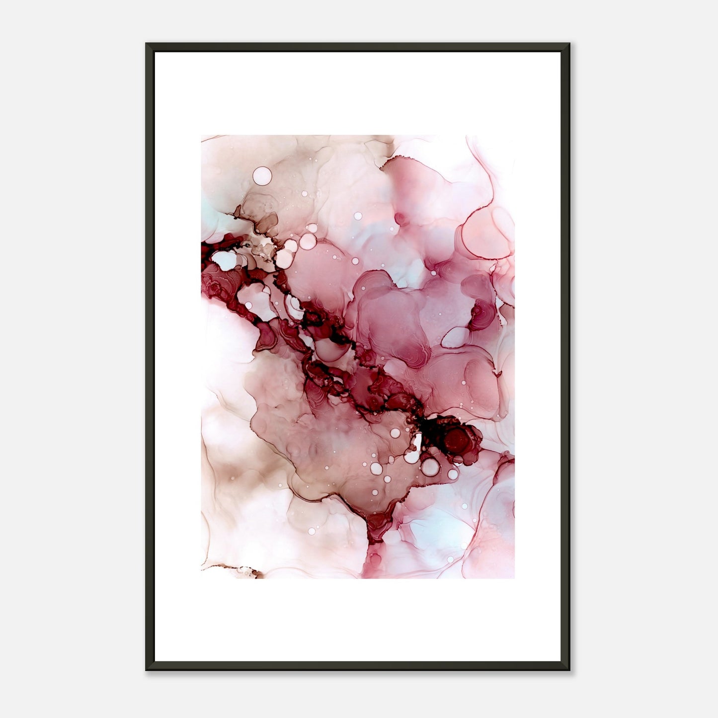 Poster BLOSSOM mit Metallrahmen – blumenkindjen