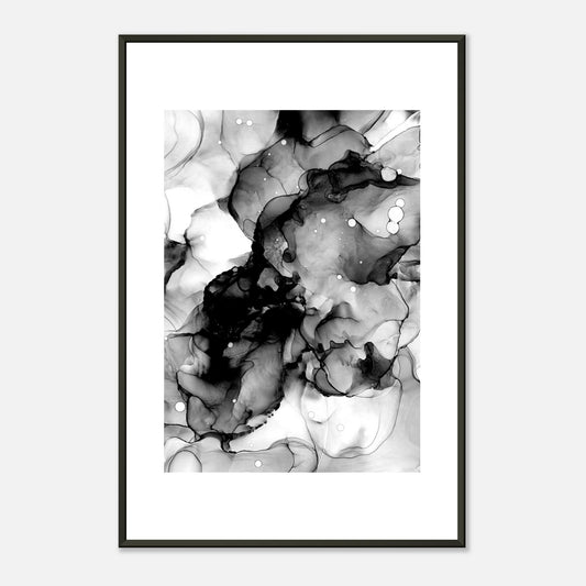 Poster BLACK SEA mit Metallrahmen – blumenkindjen