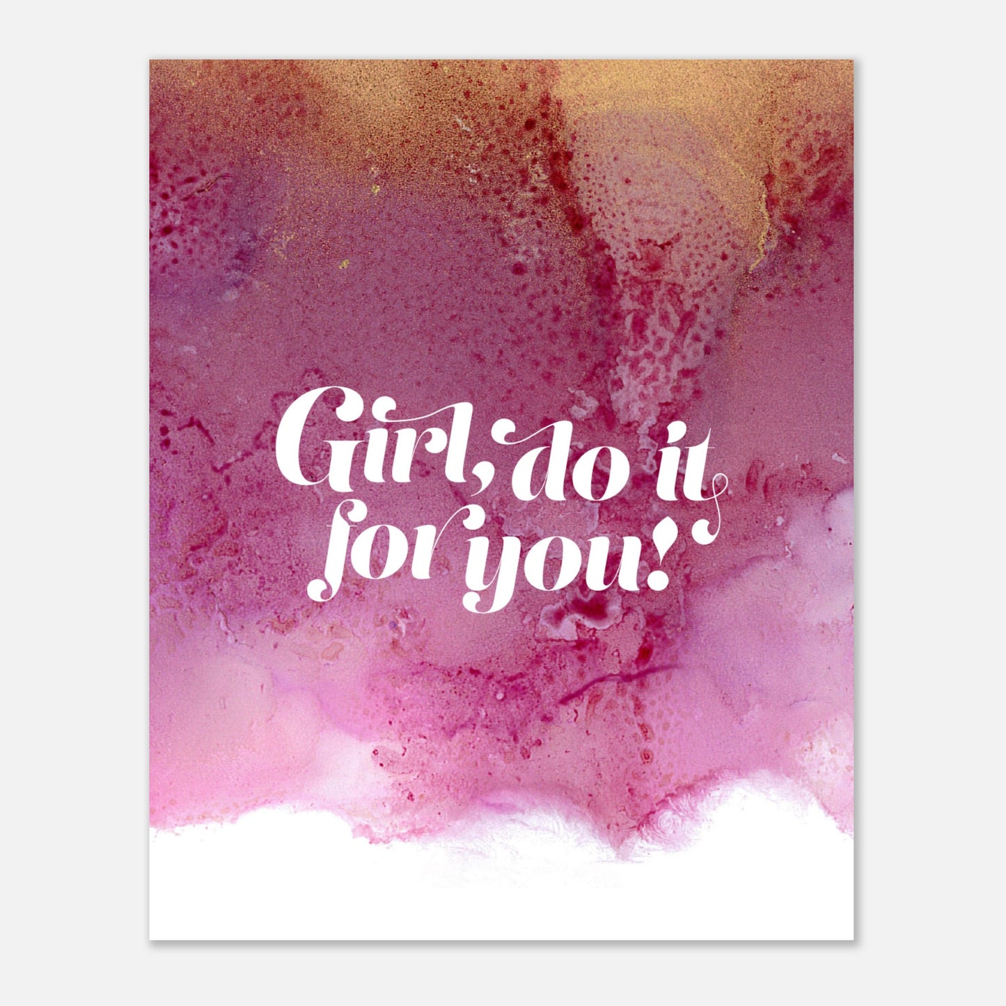 Poster GIRL – blumenkindjen