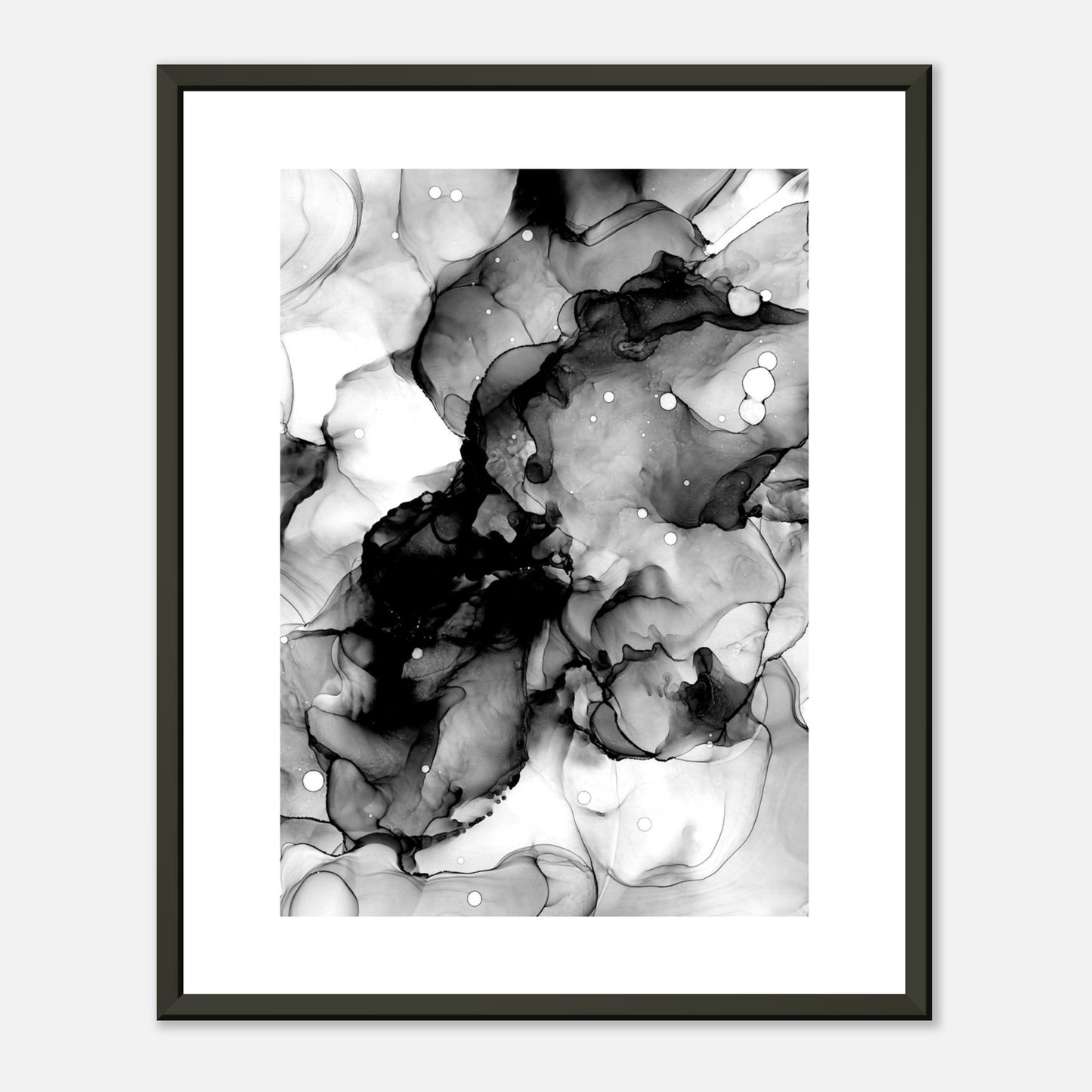Poster BLACK SEA mit Metallrahmen – blumenkindjen