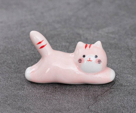 Gohobi Bunter Katzen-Essstäbchenhalter