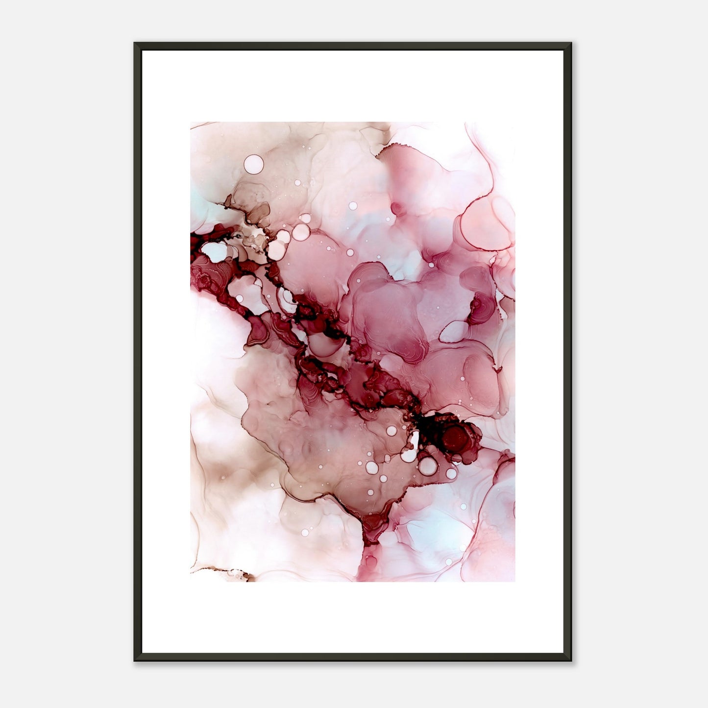 Poster BLOSSOM mit Metallrahmen – blumenkindjen