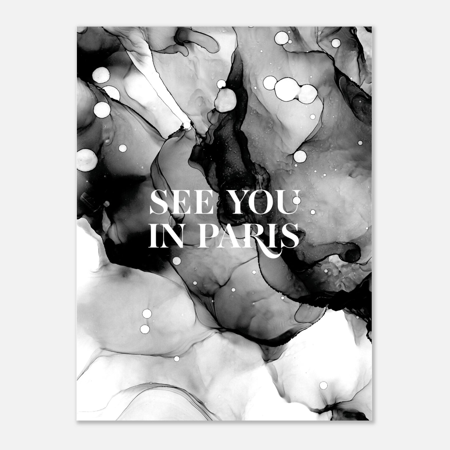 Poster PARIS – blumenkindjen