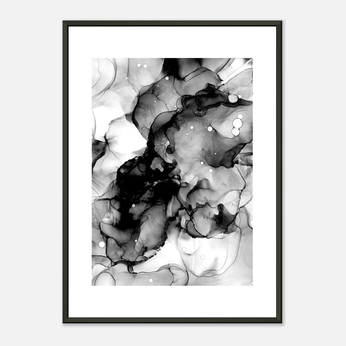 Poster BLACK SEA mit Metallrahmen – blumenkindjen