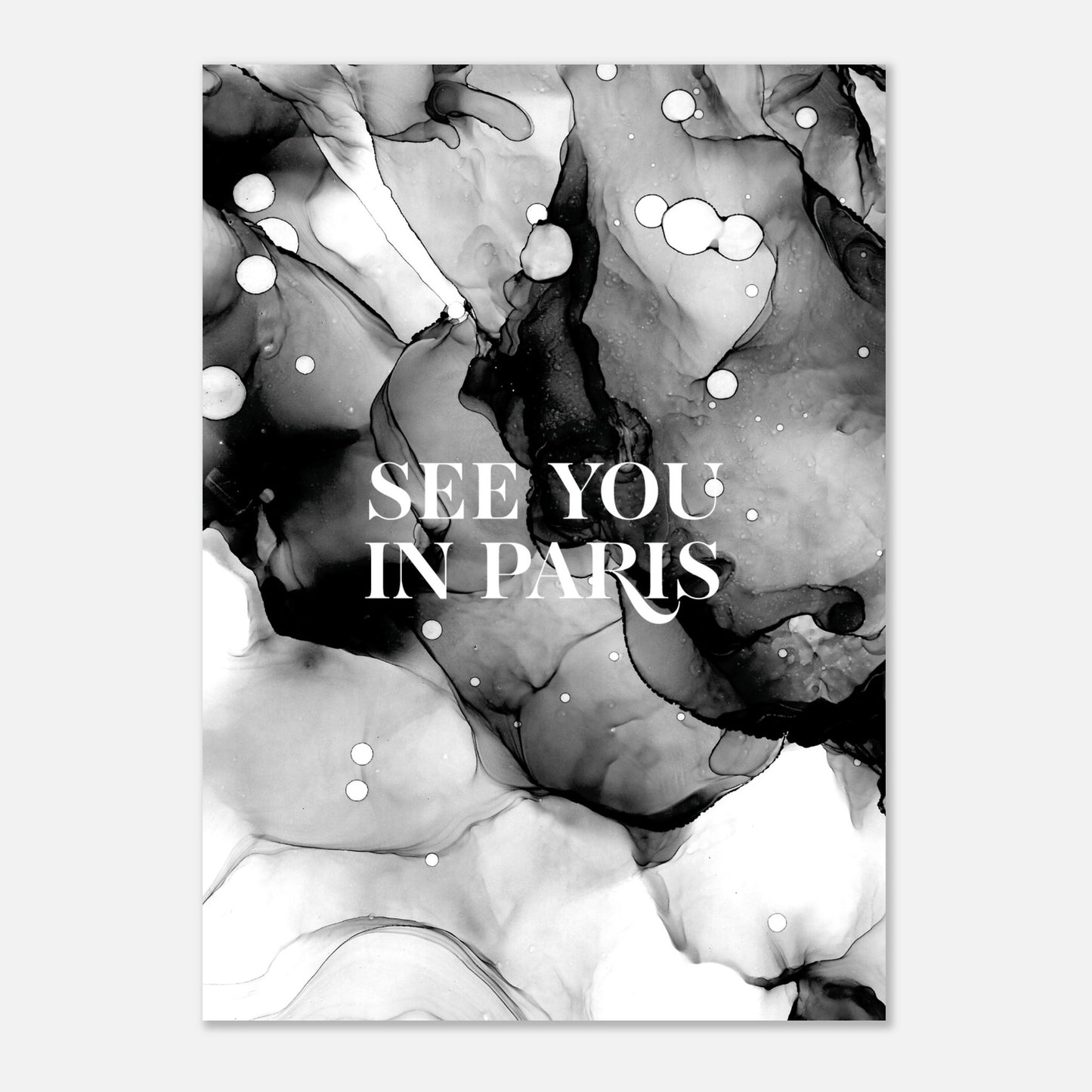 Poster PARIS – blumenkindjen