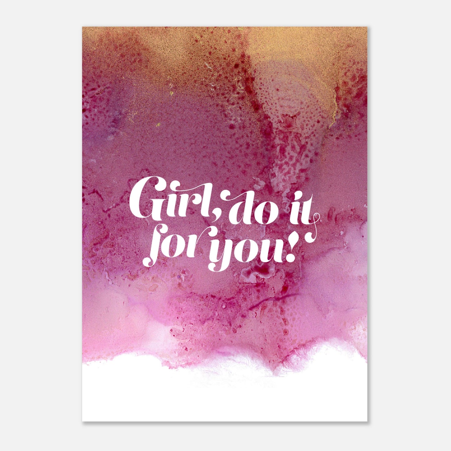 Poster GIRL – blumenkindjen