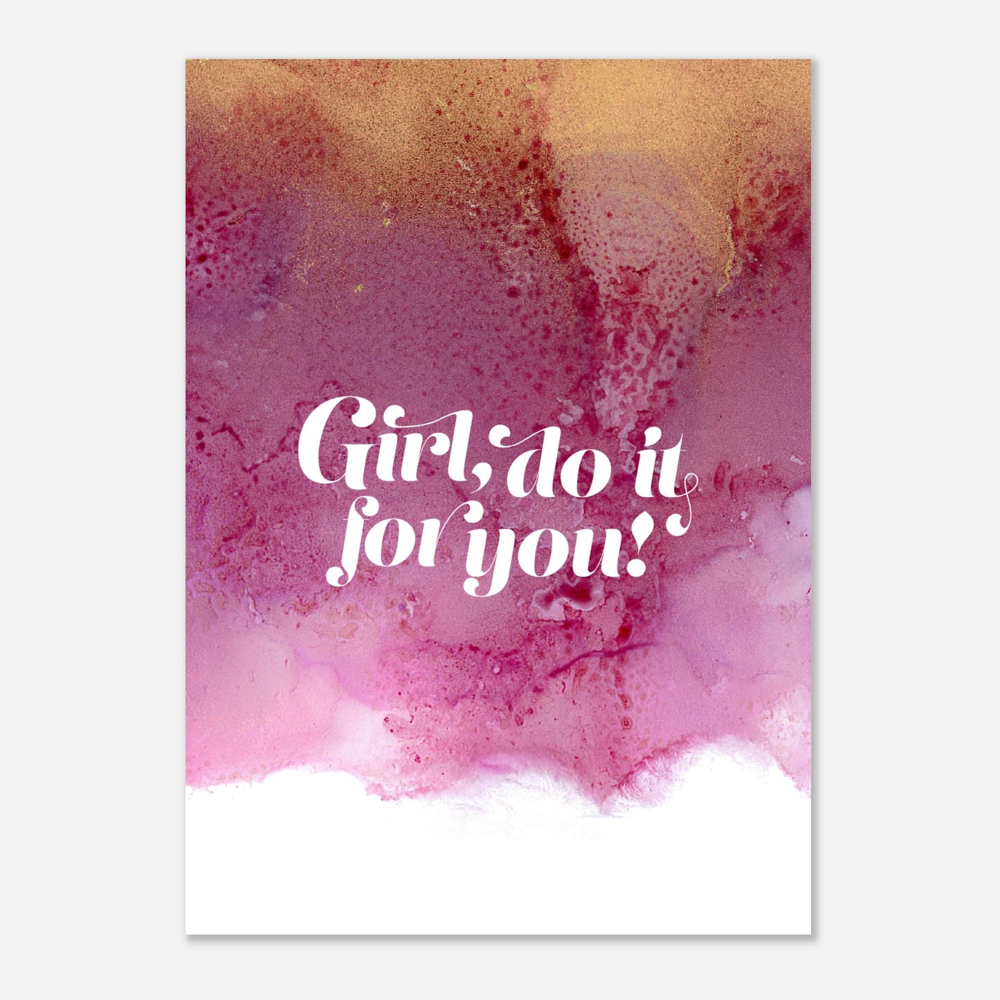 Poster GIRL – blumenkindjen