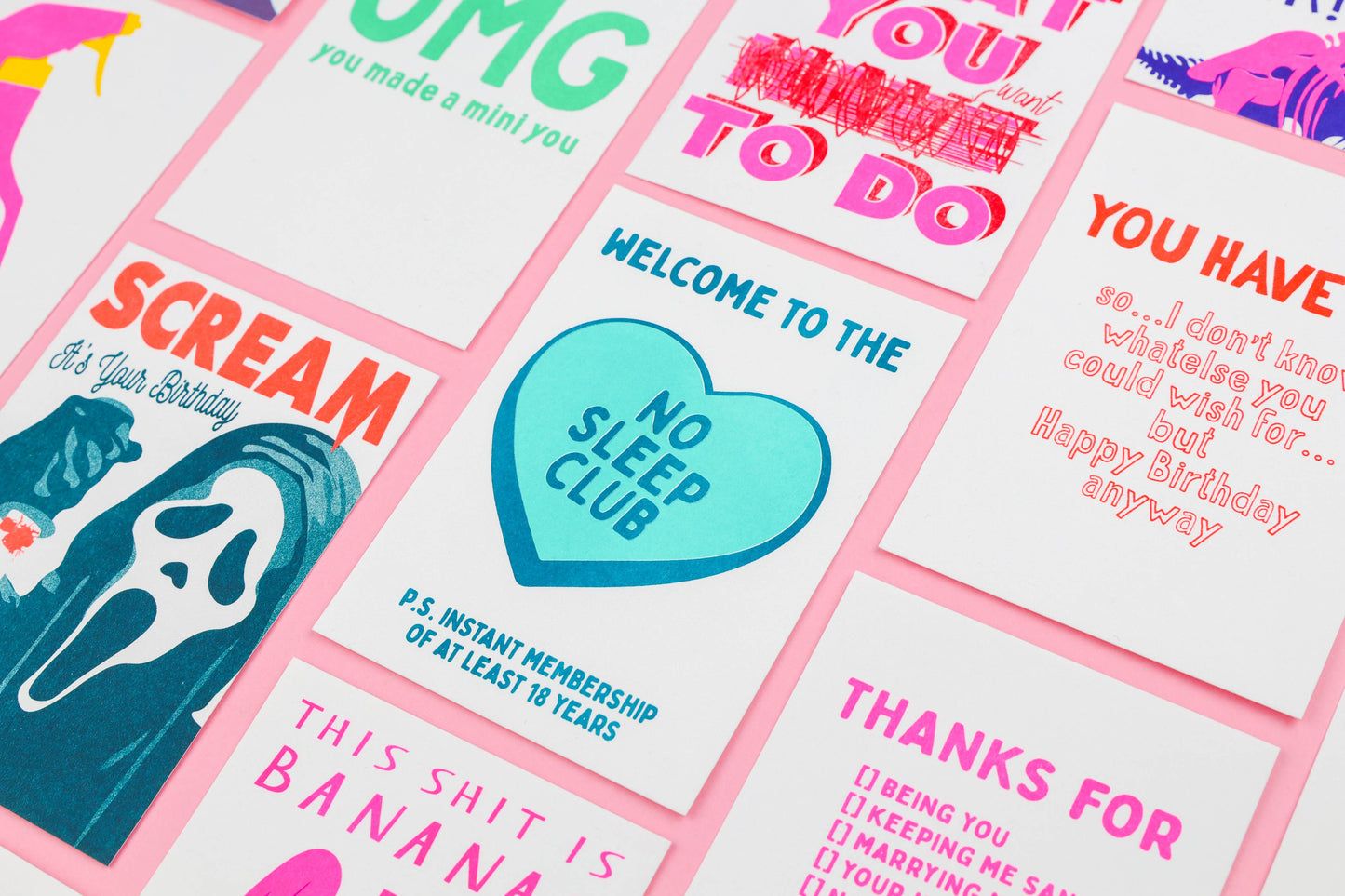 Postkarte „Thanks for being you, Marrying me“ von Studio Inktvis