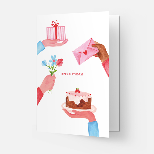 Geburtstagsgeschenke - Grußkarte (Studio JuJu)