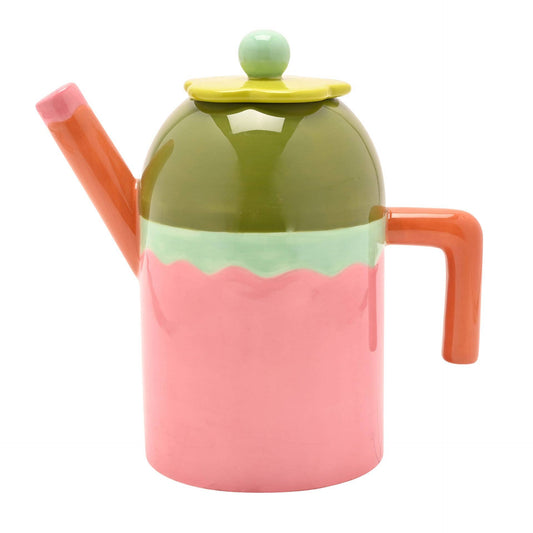 Raspberry Blossom Teekanne mit Blumenmotiv