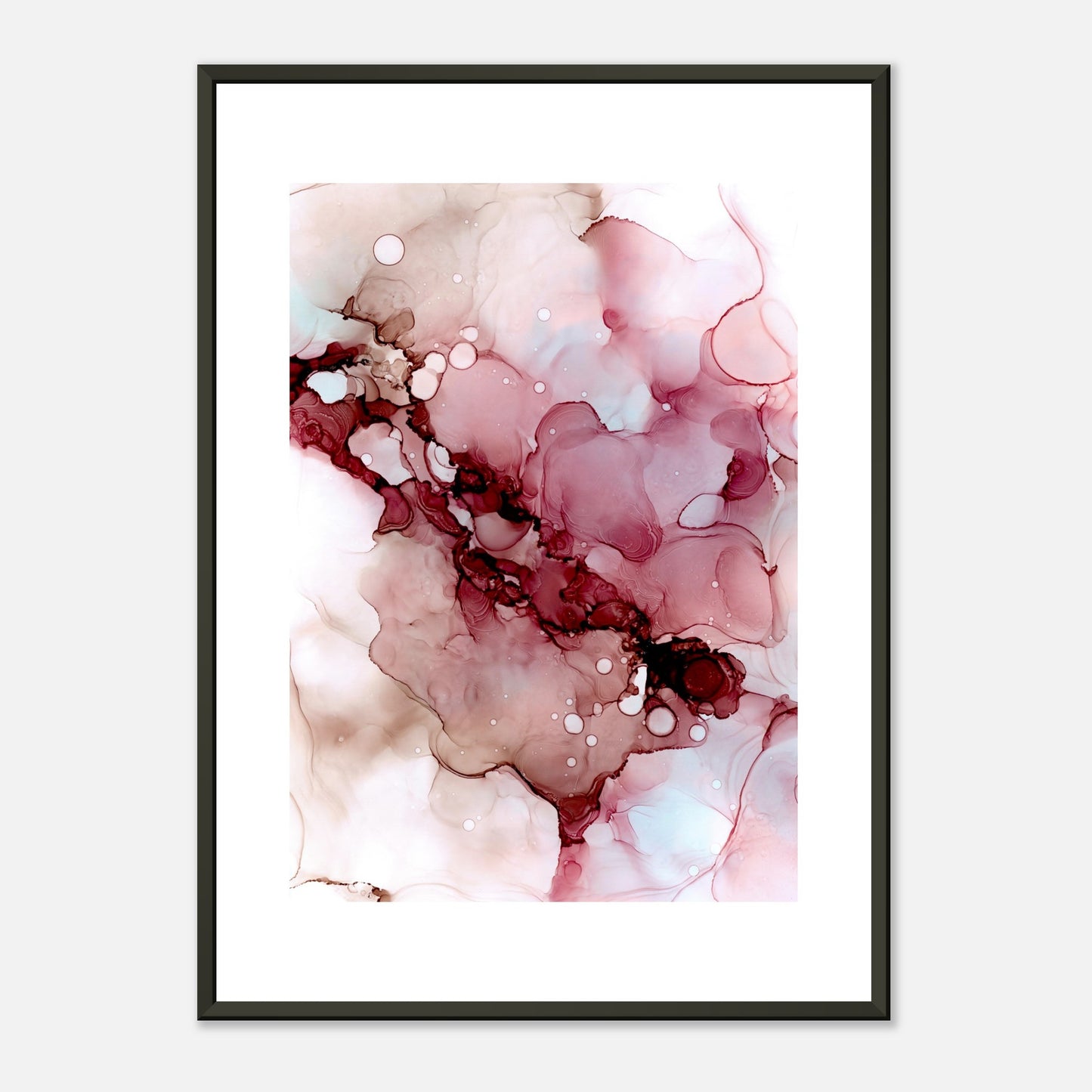 Poster BLOSSOM mit Metallrahmen – blumenkindjen