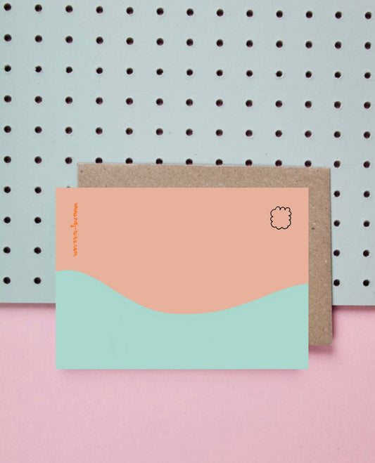 Postkarte Thank you dots