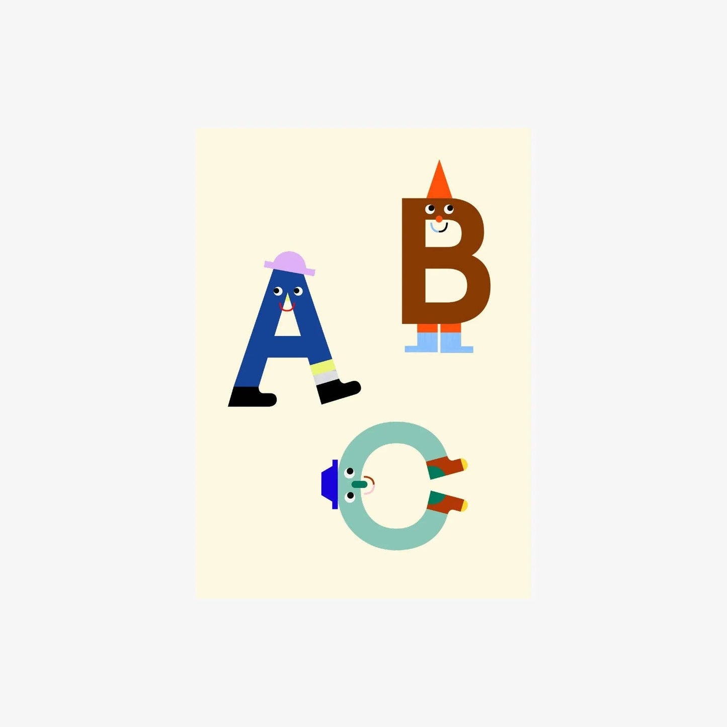 Postkarte "ABC"
