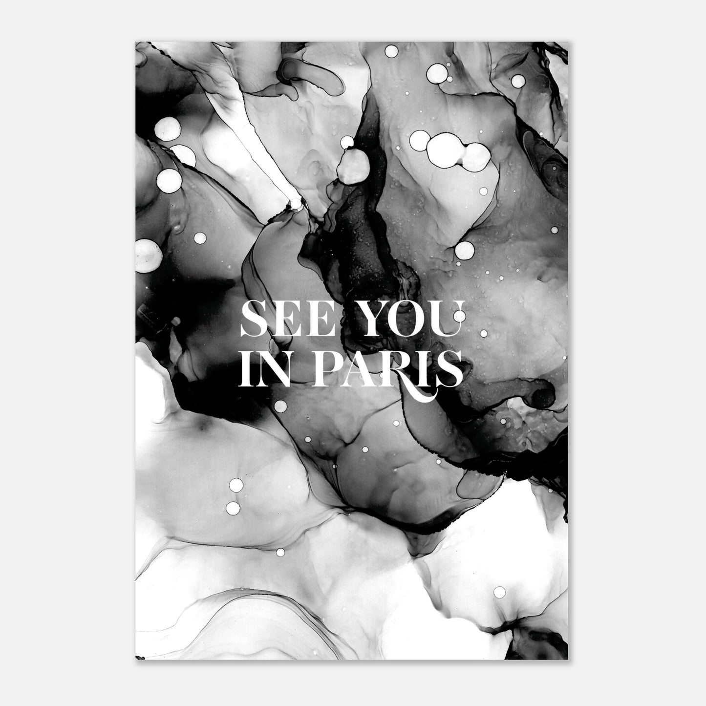 Poster PARIS – blumenkindjen