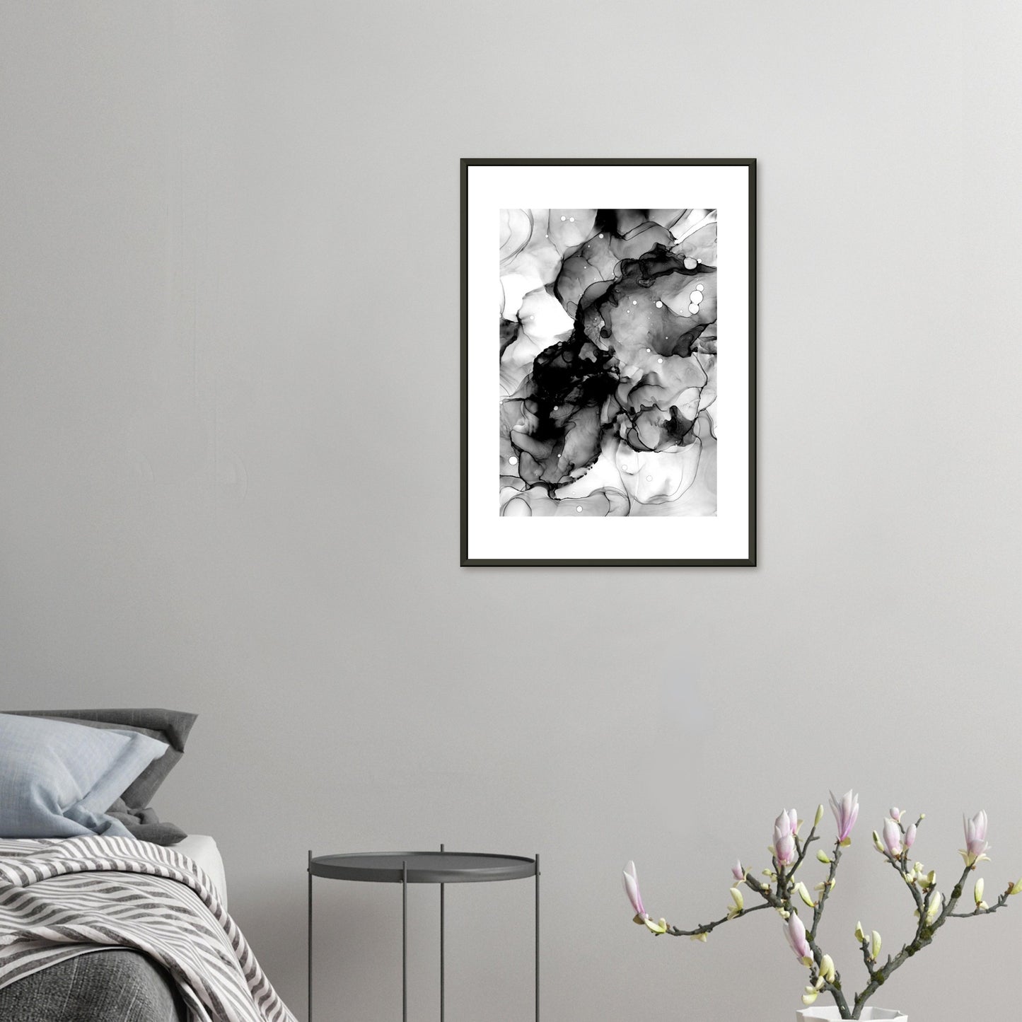 Poster BLACK SEA mit Metallrahmen – blumenkindjen