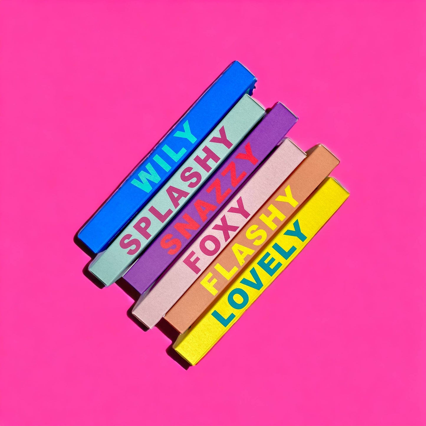 Rainbow Studio „Foxy“ Neon-Kerzen, 2er-Set