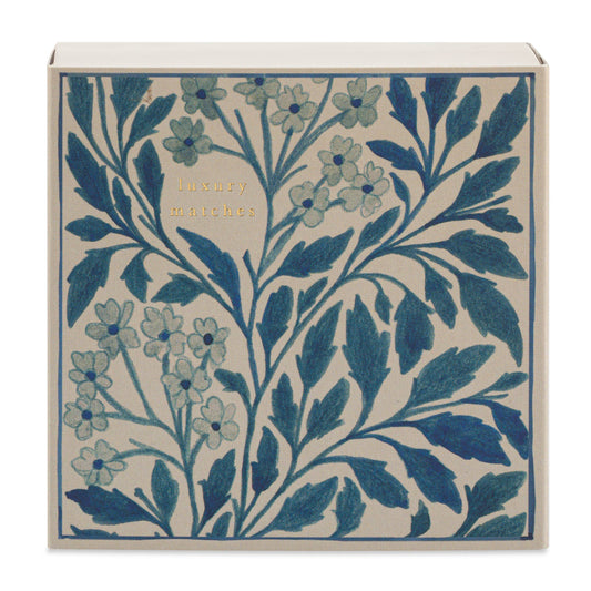 Blue Floral | Quadratische Streichhölzer
