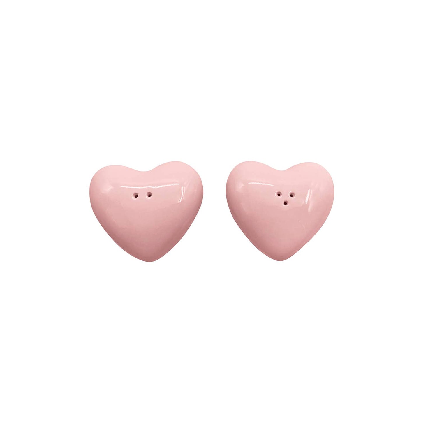 Salz- und Pfeffer-Set Herz rosa L7 P6,5 H2 cm