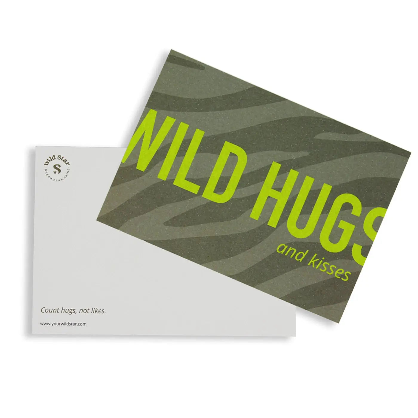 Postkarte│WILDE UMARMUNGEN und Küsse│
