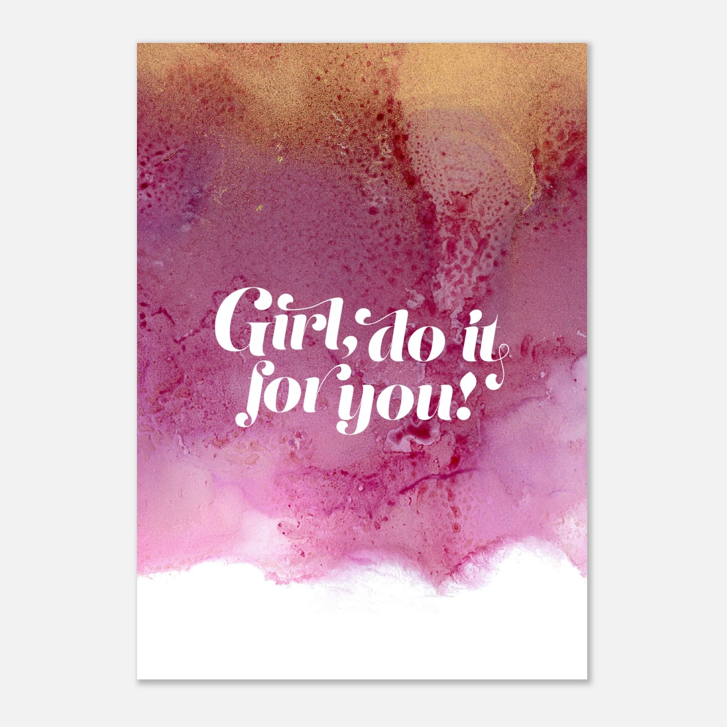 Poster GIRL – blumenkindjen