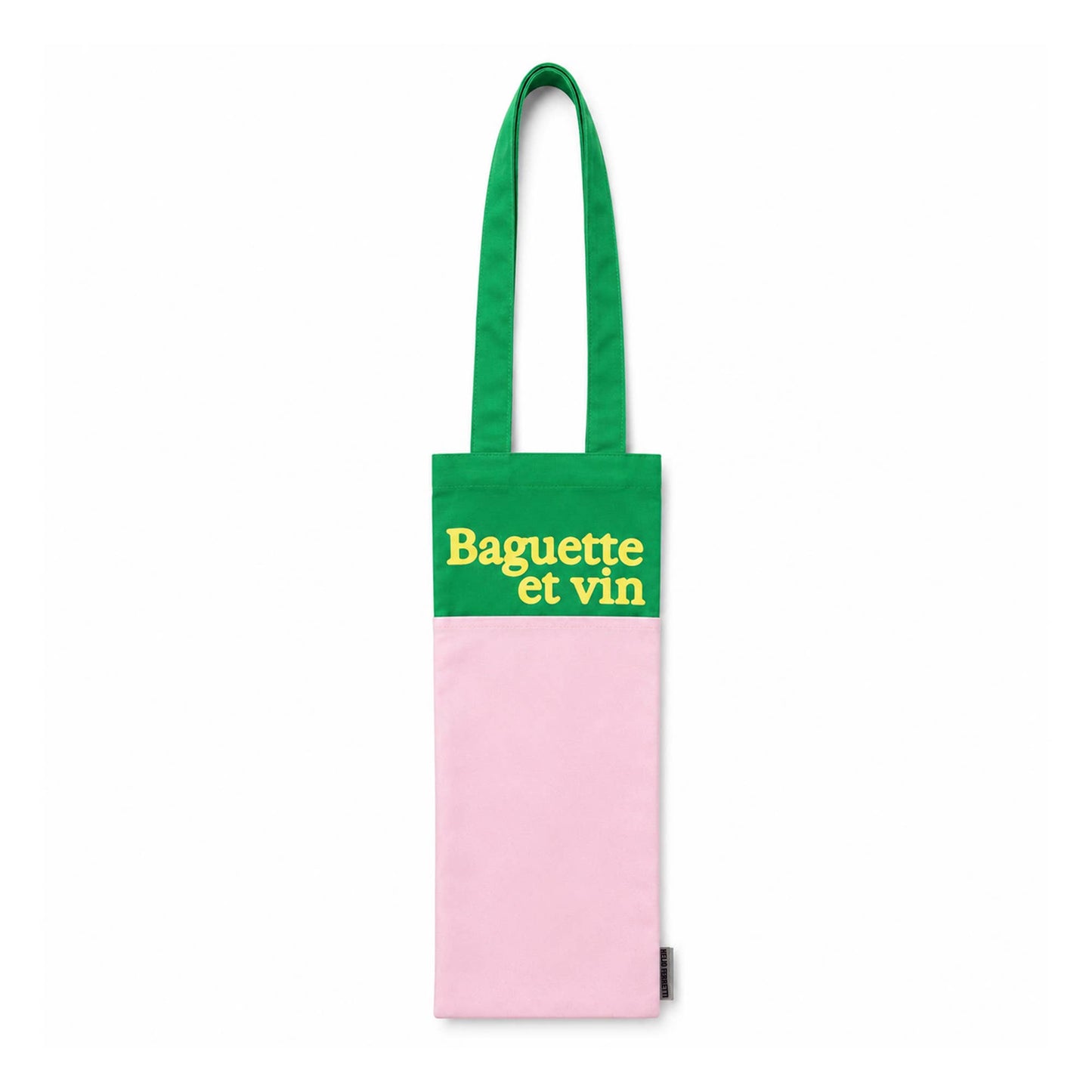 PINK BON APPÉTIT WEIN- & BAGUETTE-TOTE-BAG HF