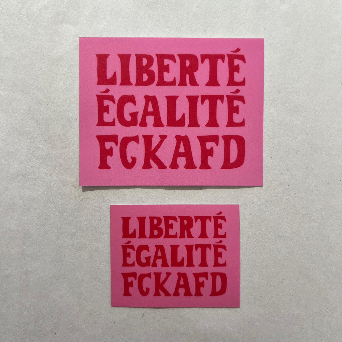 LIBERTE EGALITE FCK AFD liberte egalite fck afd Sticker