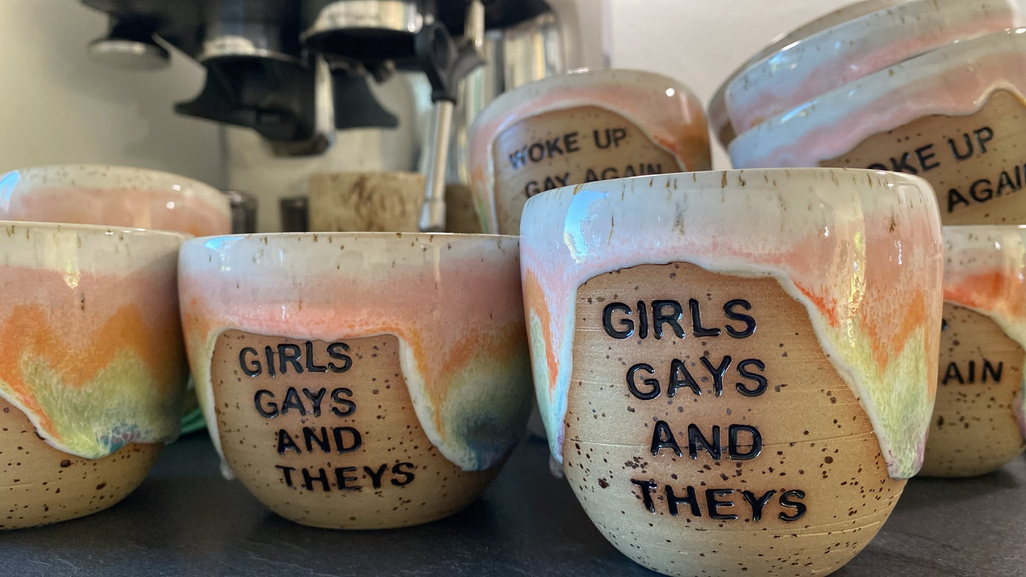 Friday Sister CSD Becher (woke up & girls, gays …)