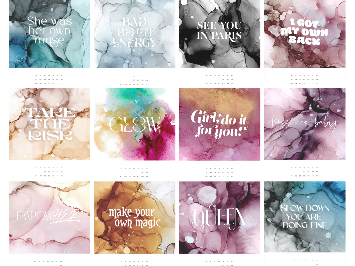 Kalender FUTURE IS FEMALE – blumenkindjen