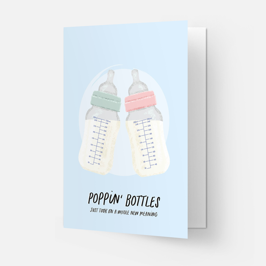 Poppin' Bottles Grußkarte