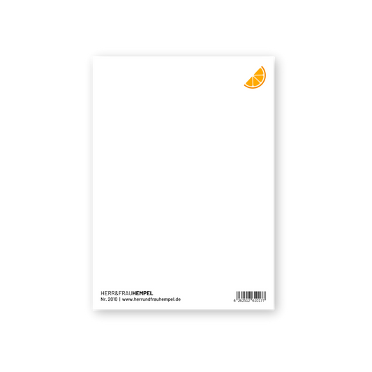 Postkarte - AUF DICH! Aperol
