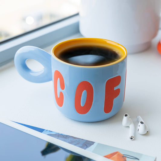 HELLBLAUE KAFFEETASSE HF