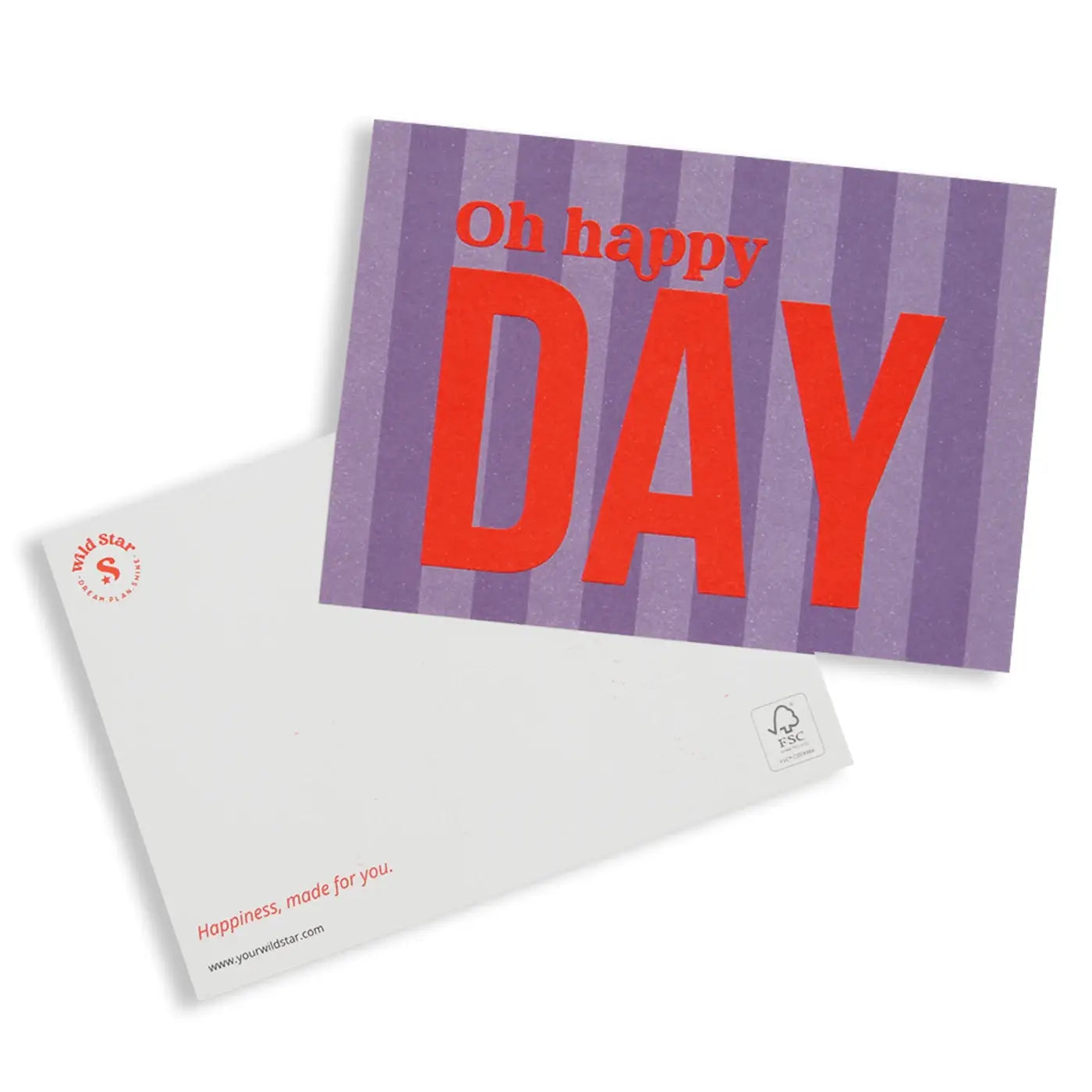Postkarte│Oh happy day