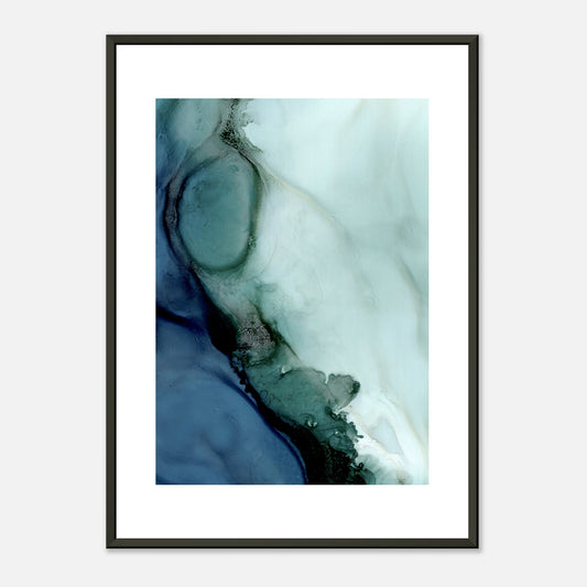 Poster DEEP SEA mit Metallrahmen – blumenkindjen