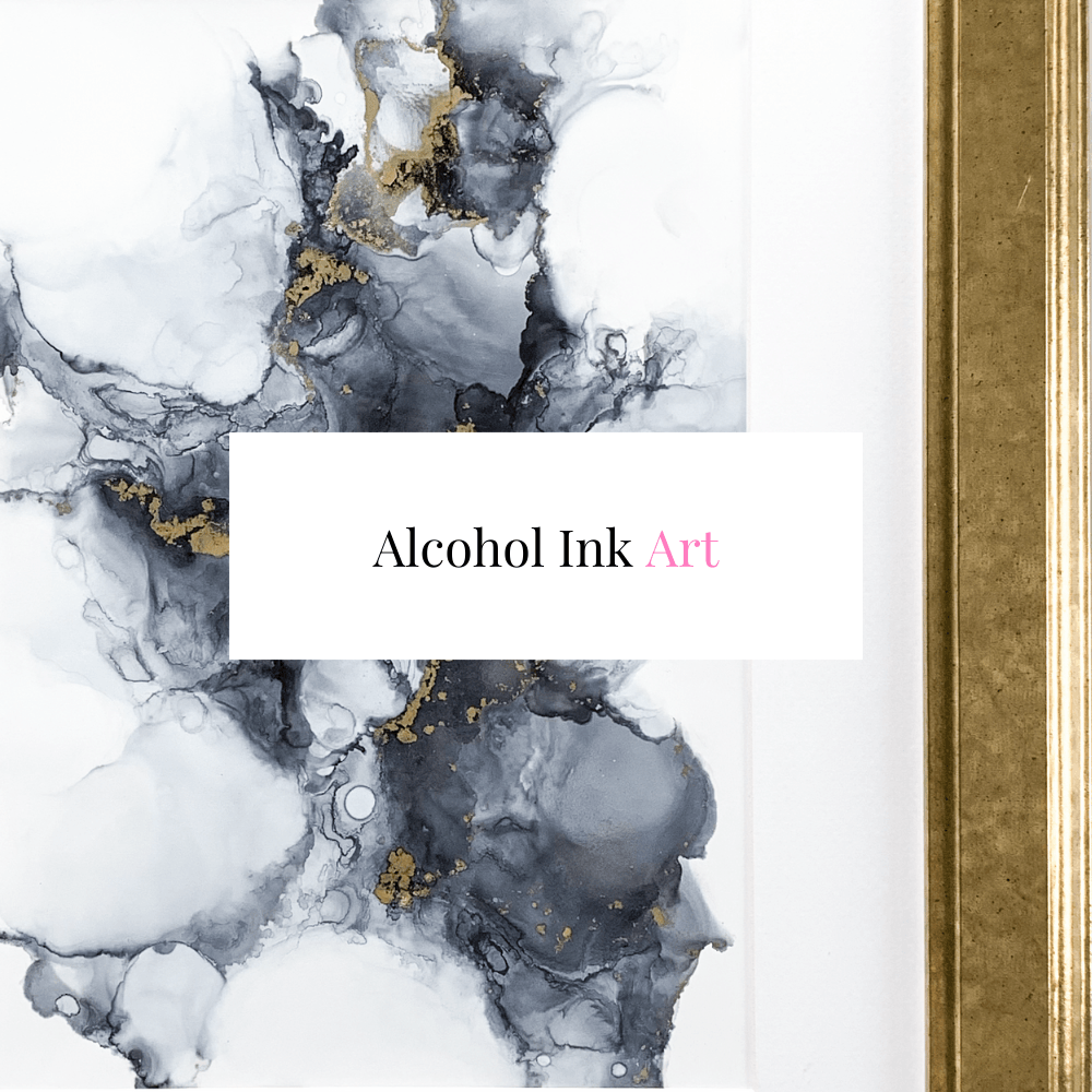 Alcohol Ink XL Malkurs - blumenkindjen