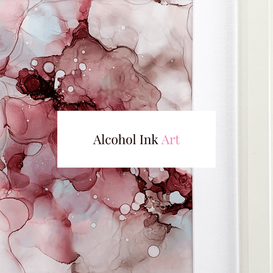 Alcohol Ink XL Malkurs - blumenkindjen