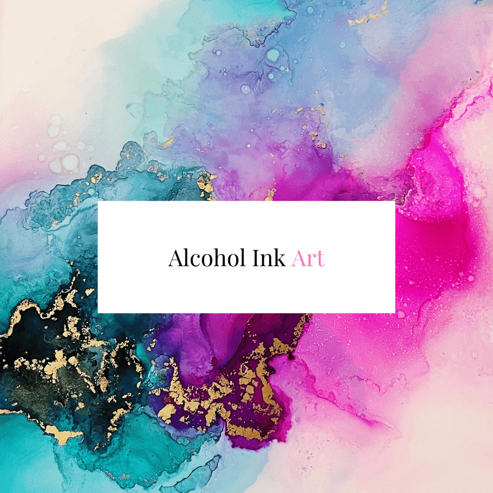 Alcohol Ink XL Malkurs - blumenkindjen