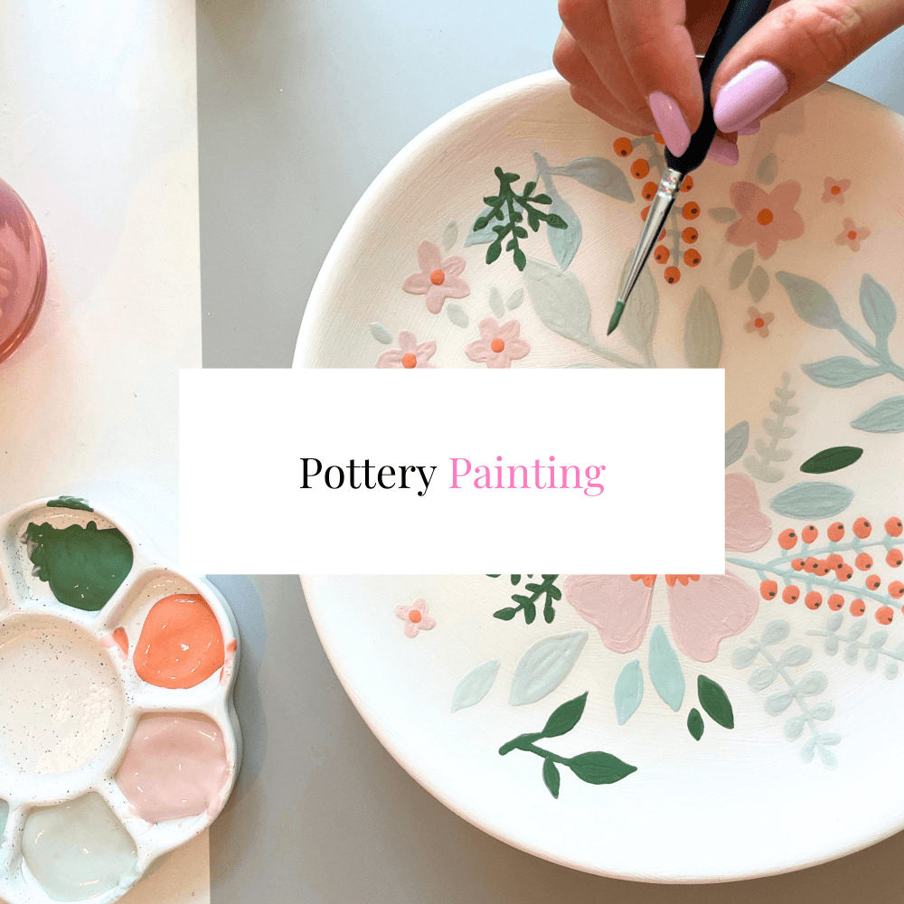Pottery Painting Malkurs - blumenkindjen