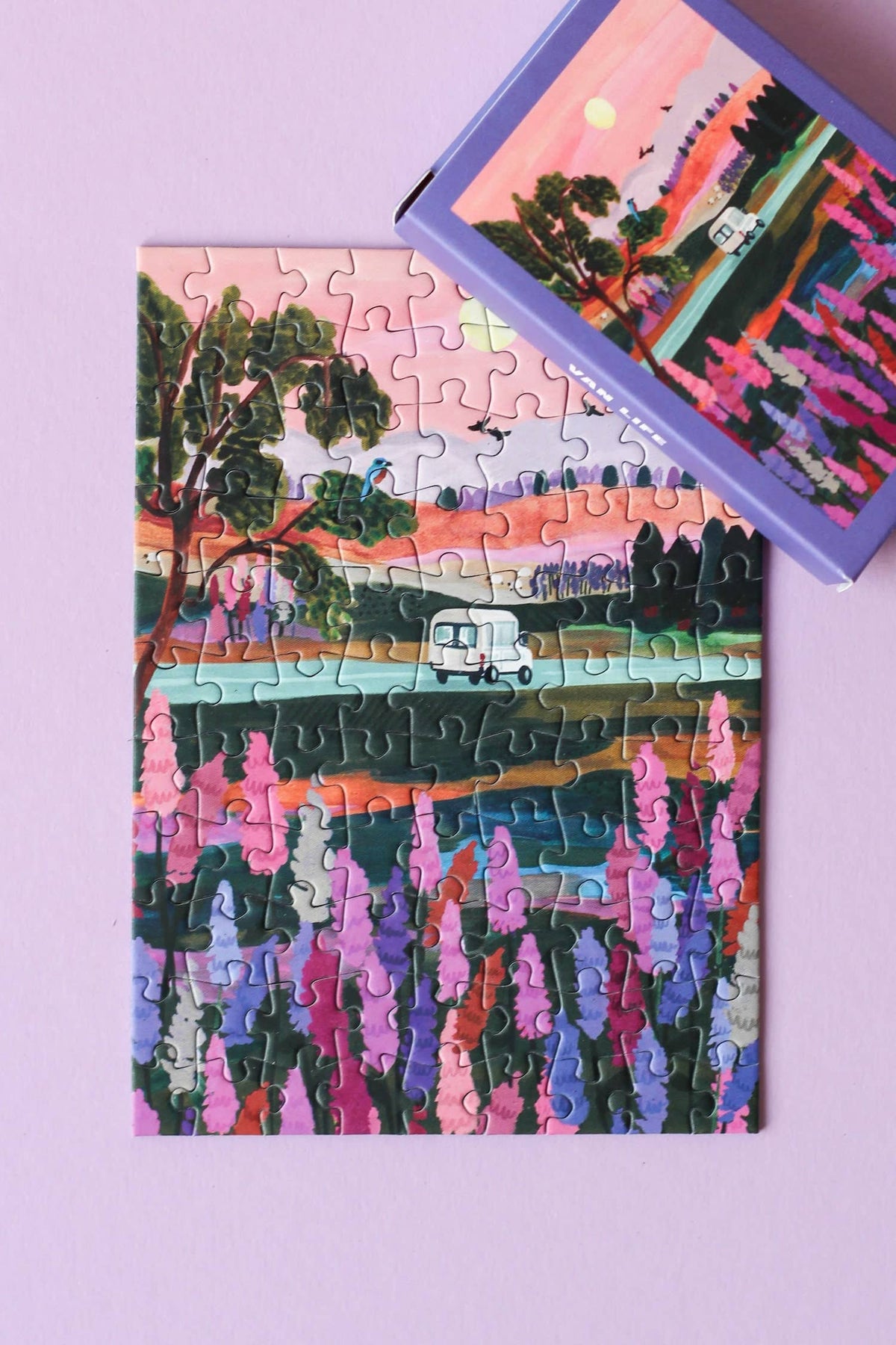 Mini-Puzzle Van Life, 99 Teile