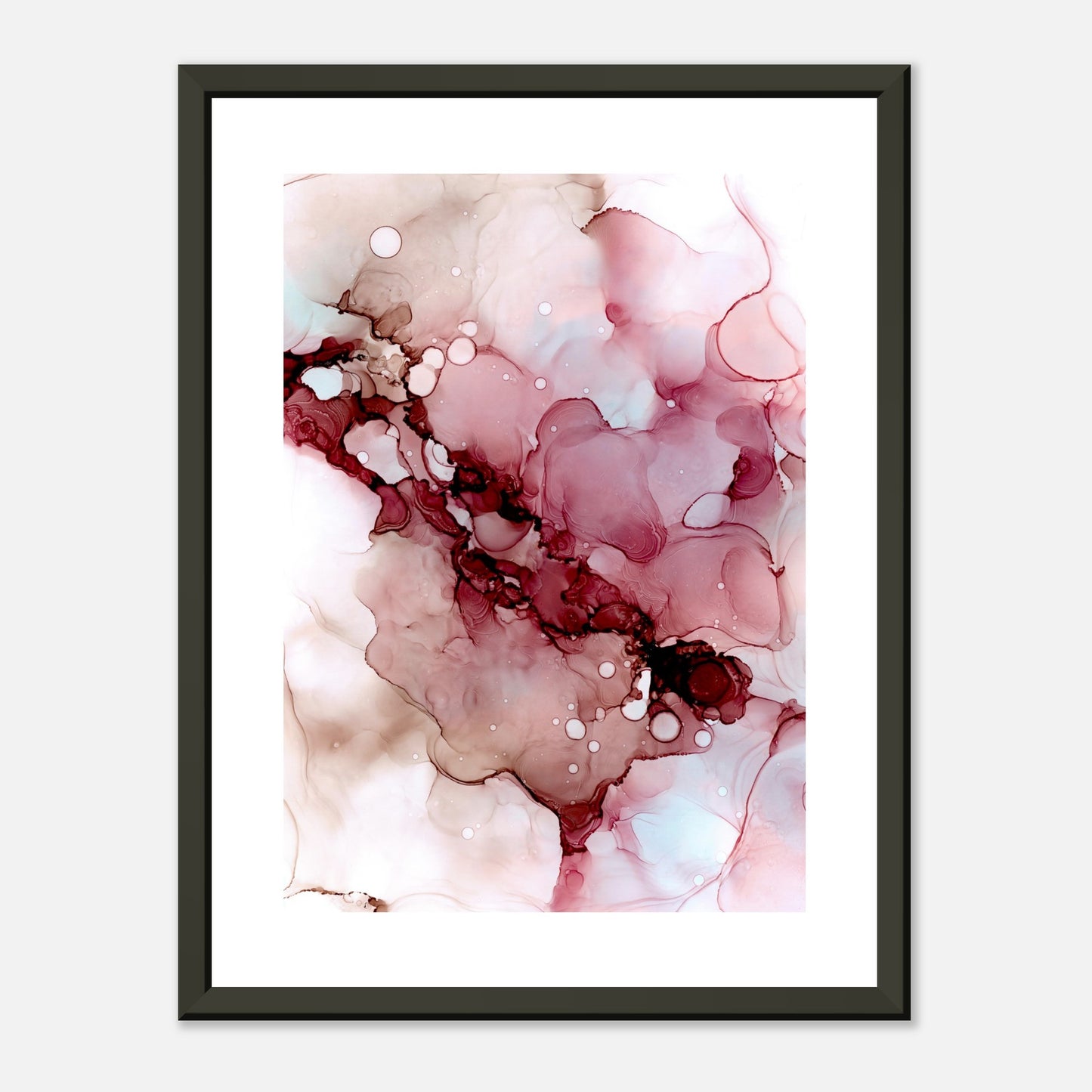 Poster BLOSSOM mit Metallrahmen – blumenkindjen