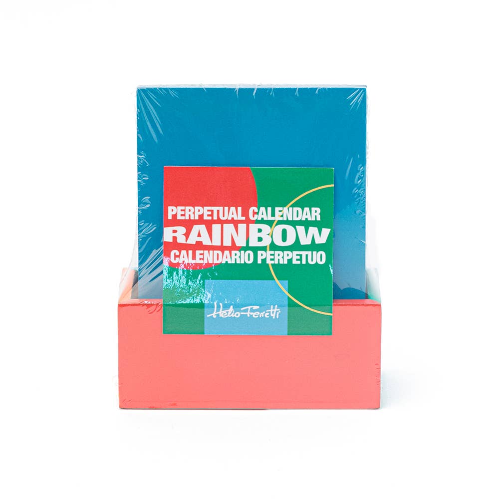 KLEINER HOLZ-REGENBOGENKALENDER HF