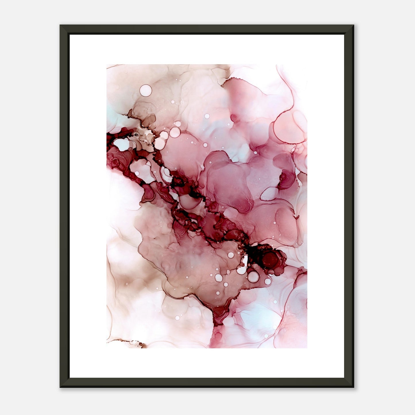 Poster BLOSSOM mit Metallrahmen – blumenkindjen