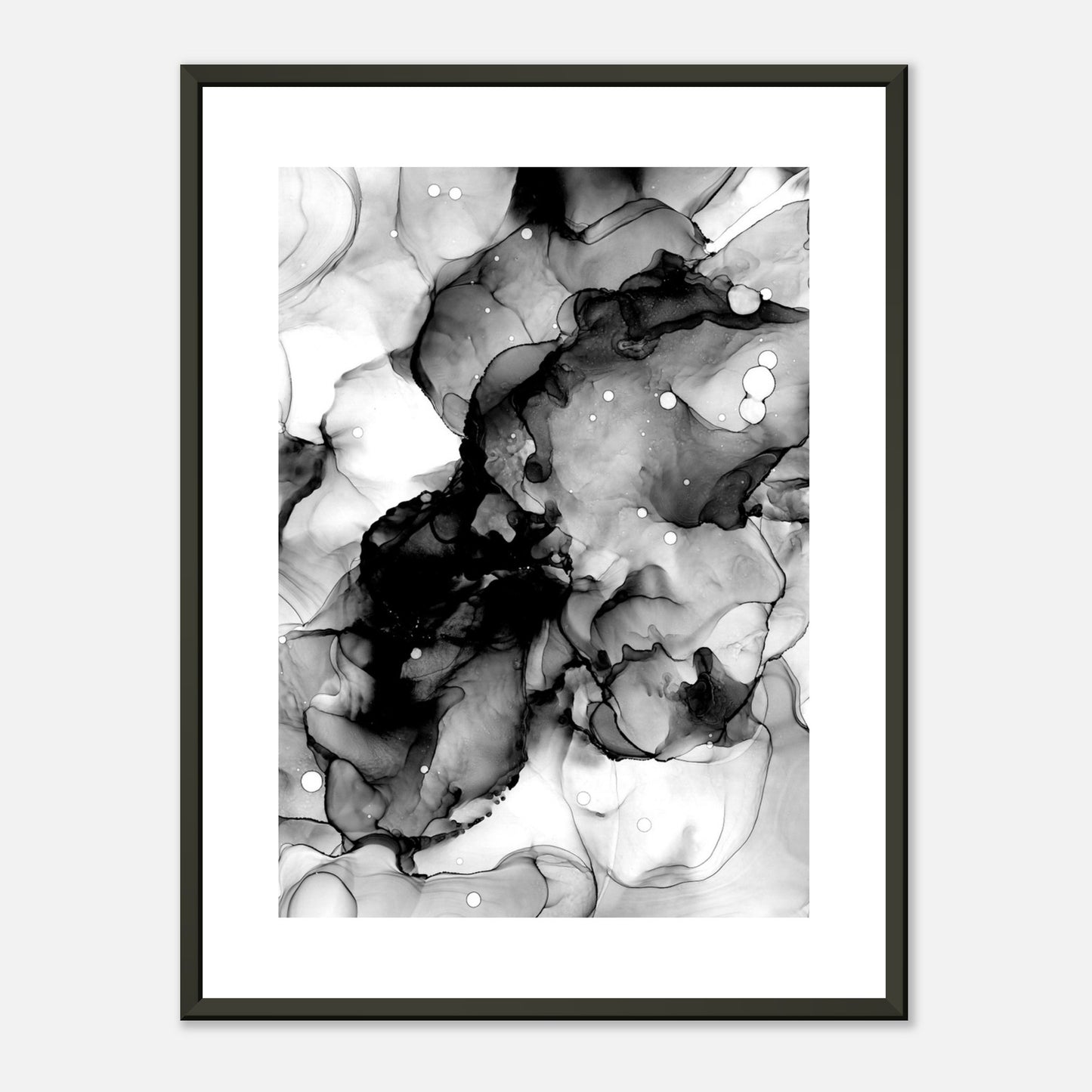 Poster BLACK SEA mit Metallrahmen – blumenkindjen
