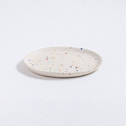 Party-Brotplatte Weiß, 17 cm