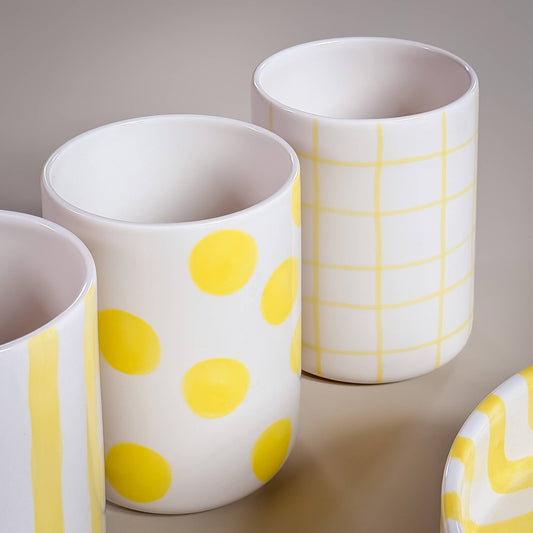 Vase Grid - spiaggia yellow