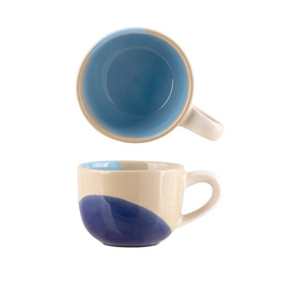 Cappuccino-Tassen und Untertassen 150ml GIRO - Set von 6