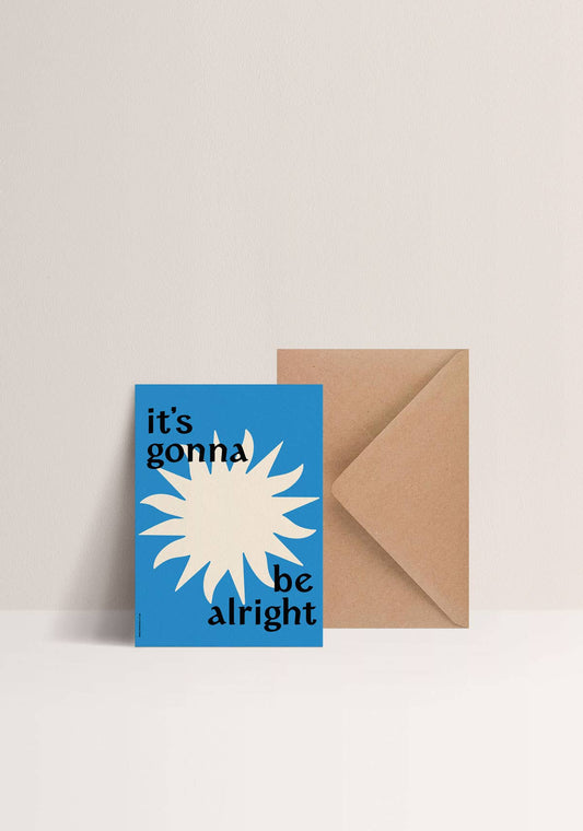 Karte „It's gonna be alright“