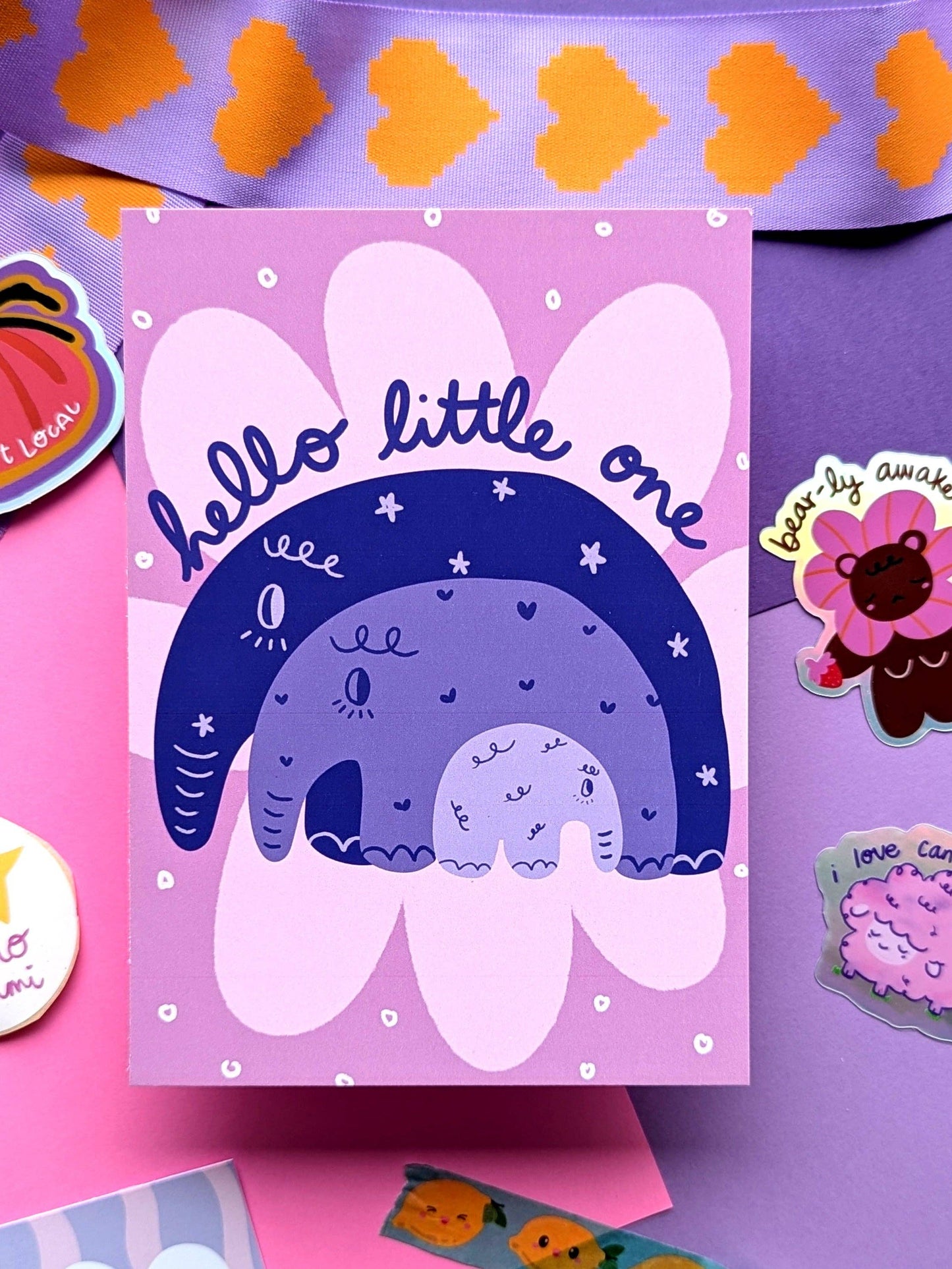Hallo Kleine Postkarte