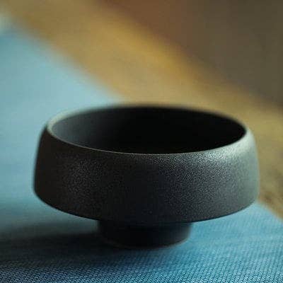Gohobi Moderne Schwarz-Weiß Ikebana Vase