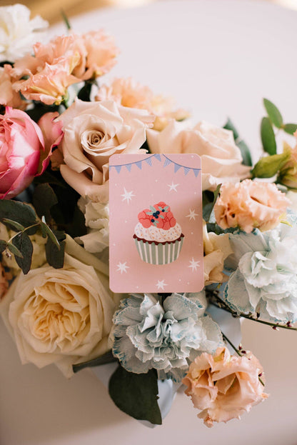Mini-Karte 6x9 cm „Sweet Cupcake“