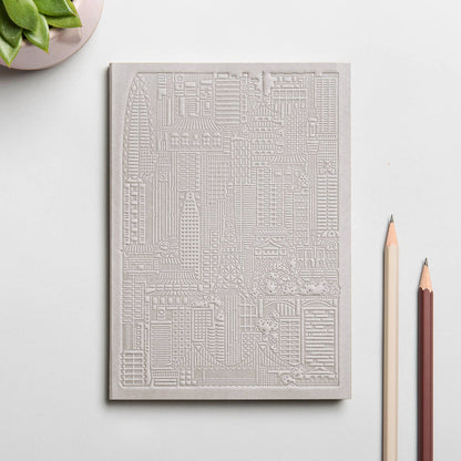 The Tokyo Notebook von The City Works – handgeprägtes Notizbuch in B6